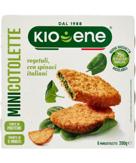 KIOENE MINICOTOLETTE CON SPINACI G.200