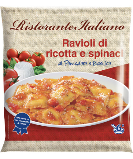 GELIT RAVIOLI RICOTTA/SPINACIAL POMODORO GR.550 SURG