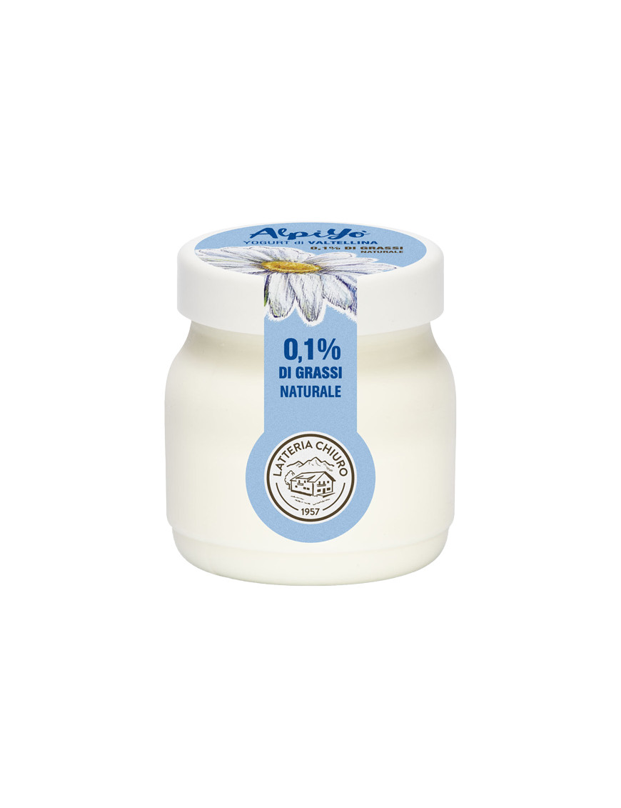 ALPIYO' YOGURT NAT. BIANCO 0,1% GRASSI G.125