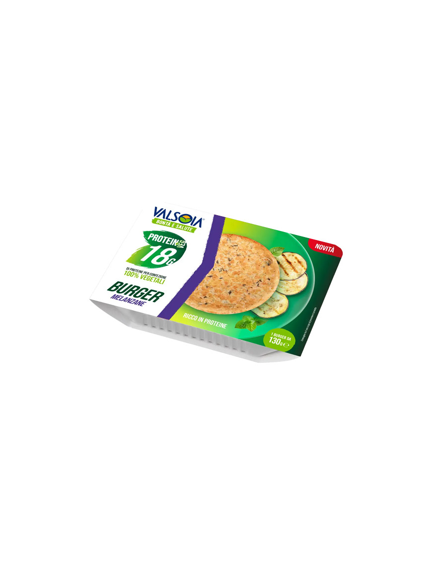 VALSOIA BURGER VEG.PROTEINMELANZANE G.130