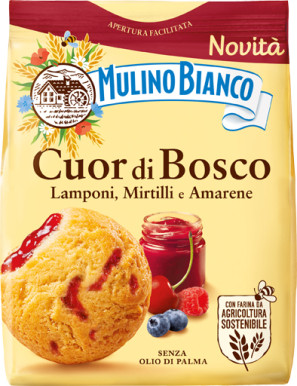 BARILLA BISCOTTI CUOR DI BOSCO G.300    -P-