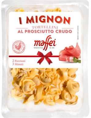 IL PASTAIO TORTELLINI MIGNON PROSCIUTTO CRUDO G.230 P.FRESCA