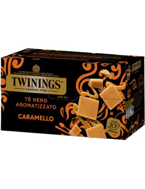 TWININGS THE'NERO AROMATIZZATO CARAMELLO X25 FF.