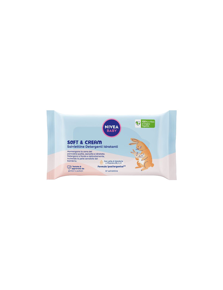 NIVEA BABY SALVIETTE SOFT&CREAM X 57