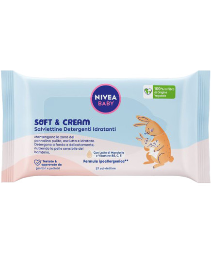 NIVEA BABY SALVIETTE SOFT&CREAM X 57