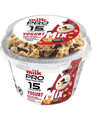 MILK PRO HIGH PROTEIN YOGURT MIX BIANCO MUESLI CIOCC G.180