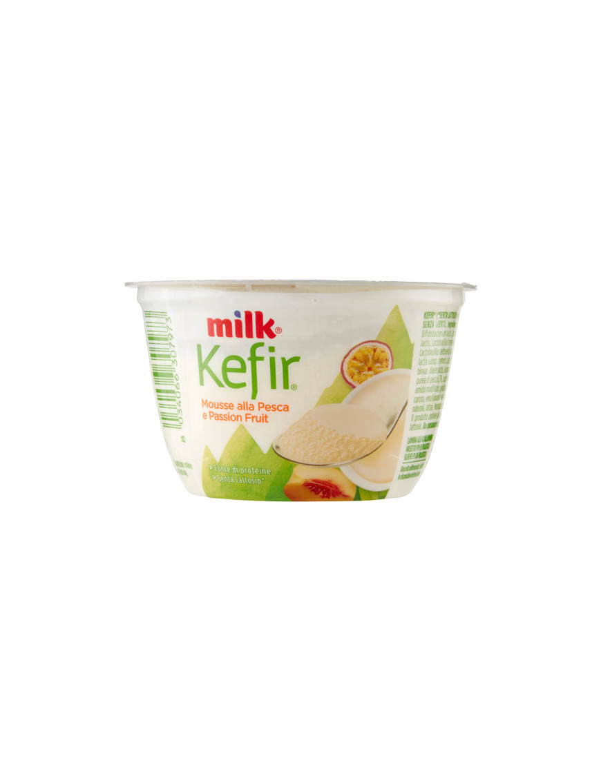 MILK KEFIR MOUSSE PESCA E PASSION FRUIT G.125