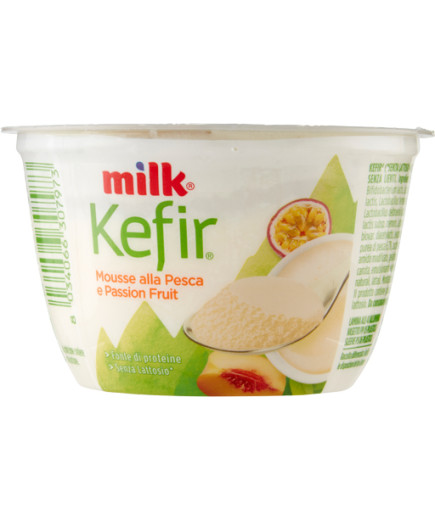 MILK KEFIR MOUSSE PESCA E PASSION FRUIT G.125