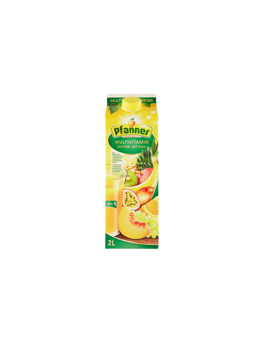 PFANNER SUCCO MULTIVITAMICO 50% LT 2