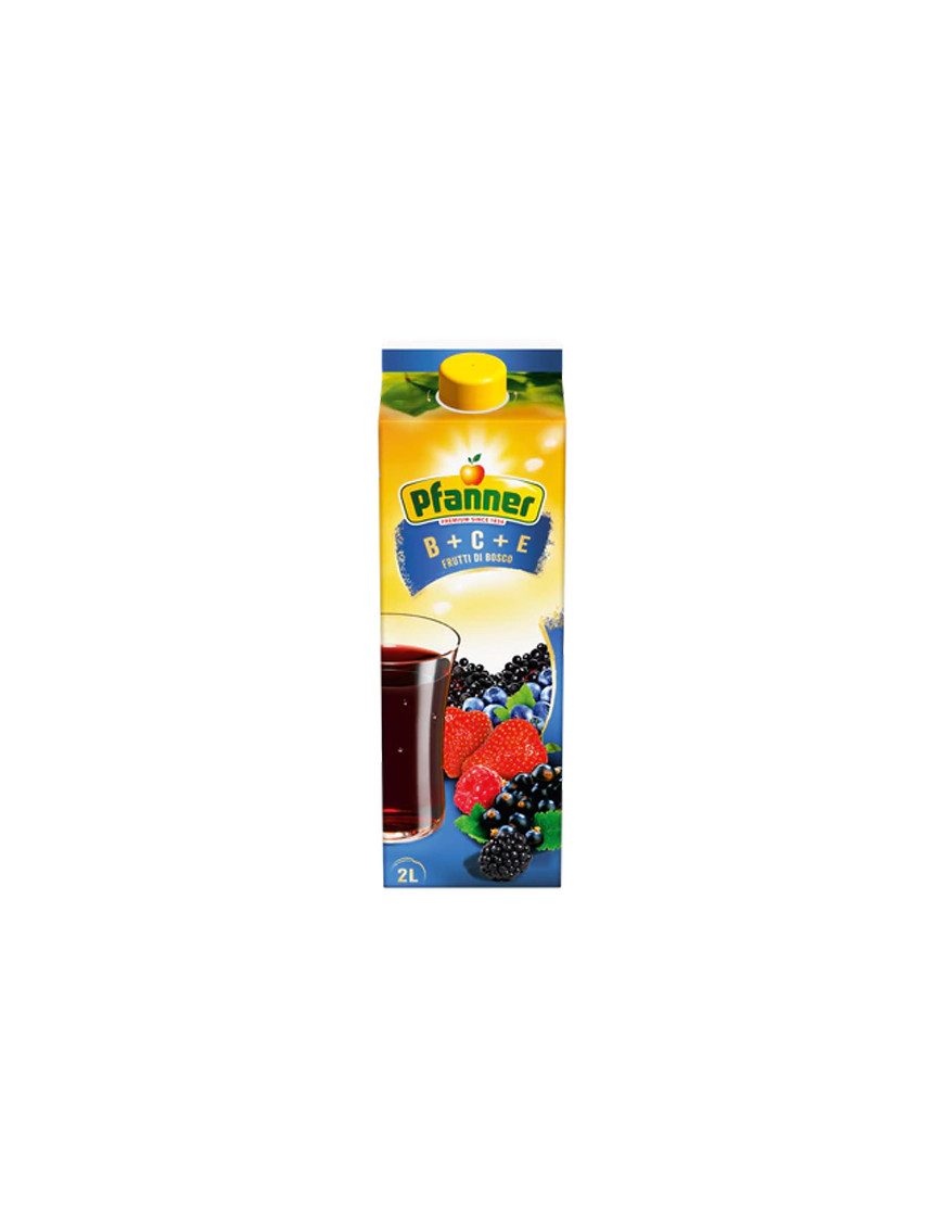 PFANNER SUCCO B+C+E FRUTTI DI BOSCO 30% LT 2