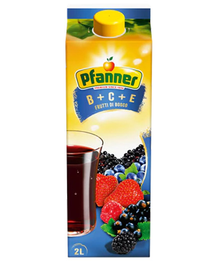 PFANNER SUCCO B+C+E FRUTTI DI BOSCO 30% LT 2