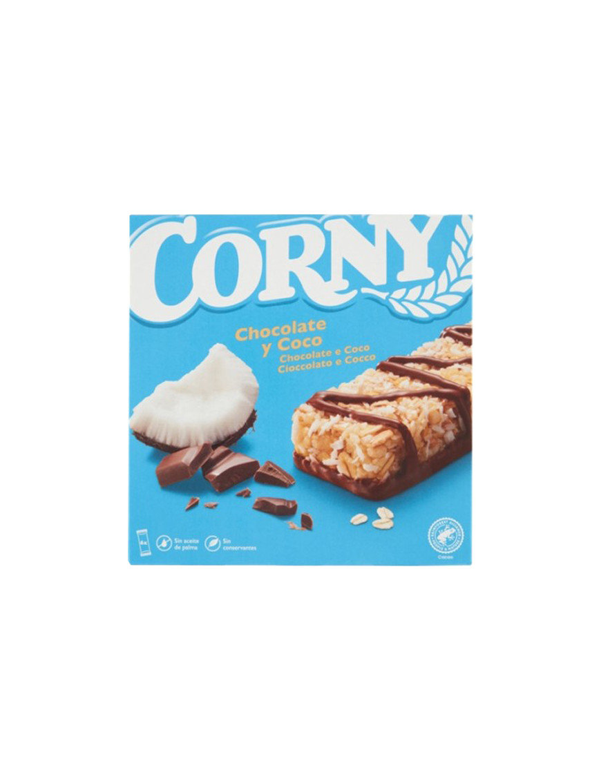 CORNY BARRETTE CEREALI CIOCCOLATO E COCCO GR.25X6