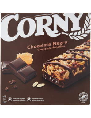 CORNY BARRETTE CEREALI CIOCCOLATO FONDENTE GR.23X6
