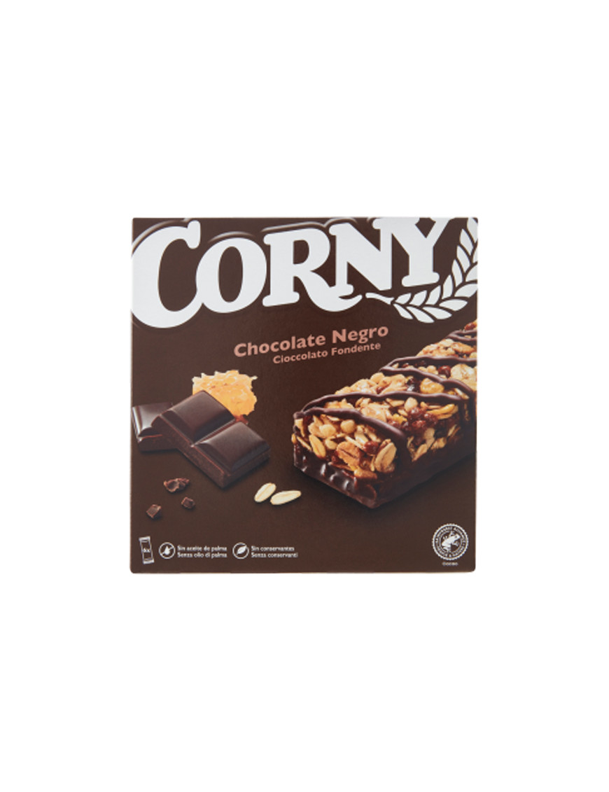 CORNY BARRETTE CEREALI CIOCCOLATO FONDENTE GR.23X6