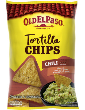 OLD EL PASO - TORTILLA CHIPS CHILI GR.185