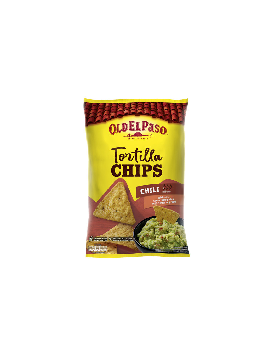 OLD EL PASO - TORTILLA CHIPS CHILI GR.185