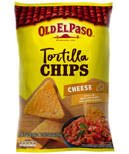 OLD EL PASO - TORTILLA CHIPS CHEESE GR.185