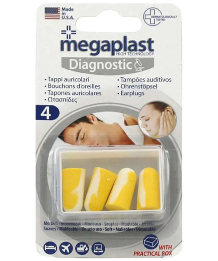 MEGAPLAST DIAGNOSTIC TAPPIMORBIDI+CONTENITORE X 4 PZ