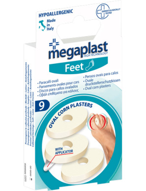 MEGAPLAST FEET CEROTTI OVALI PARACALLI X9PZ