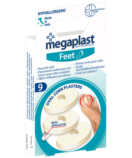 MEGAPLAST FEET CEROTTI OVALI PARACALLI X9PZ