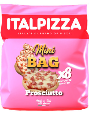 ITALPIZZA MINI PIZZA PROSCIUTTO COTTO SURG. G.290