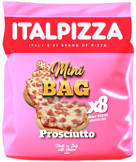 ITALPIZZA MINI PIZZA PROSCIUTTO COTTO SURG. G.290