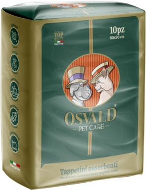 OSVALD PET CARE TAPPETINI ASSORBENTI 60X90 CM. X10PZ.