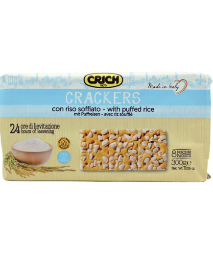 CRICH CRACKERS C/RISO SOFFIATO G.300