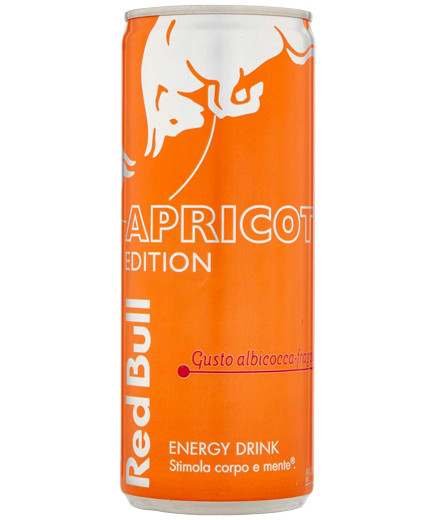 RED BULL APRICOT ENERGY DRINK ML.250 ALBIOCCA-FRAGOLA