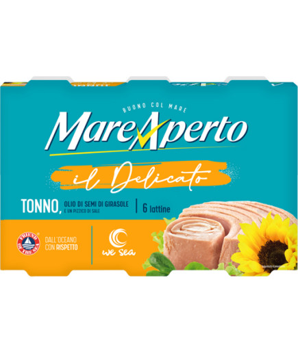 MARE APERTO TONNO IL DELICATO O.S G.70X6 MPK