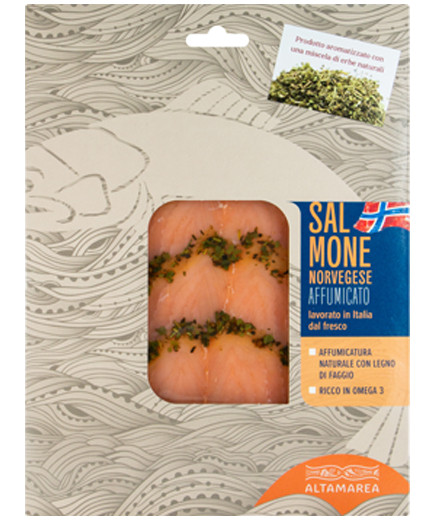 ALTAMAREA SALMONE AFFUM.NORV.ALLE ERBE AROMATICHE G.100