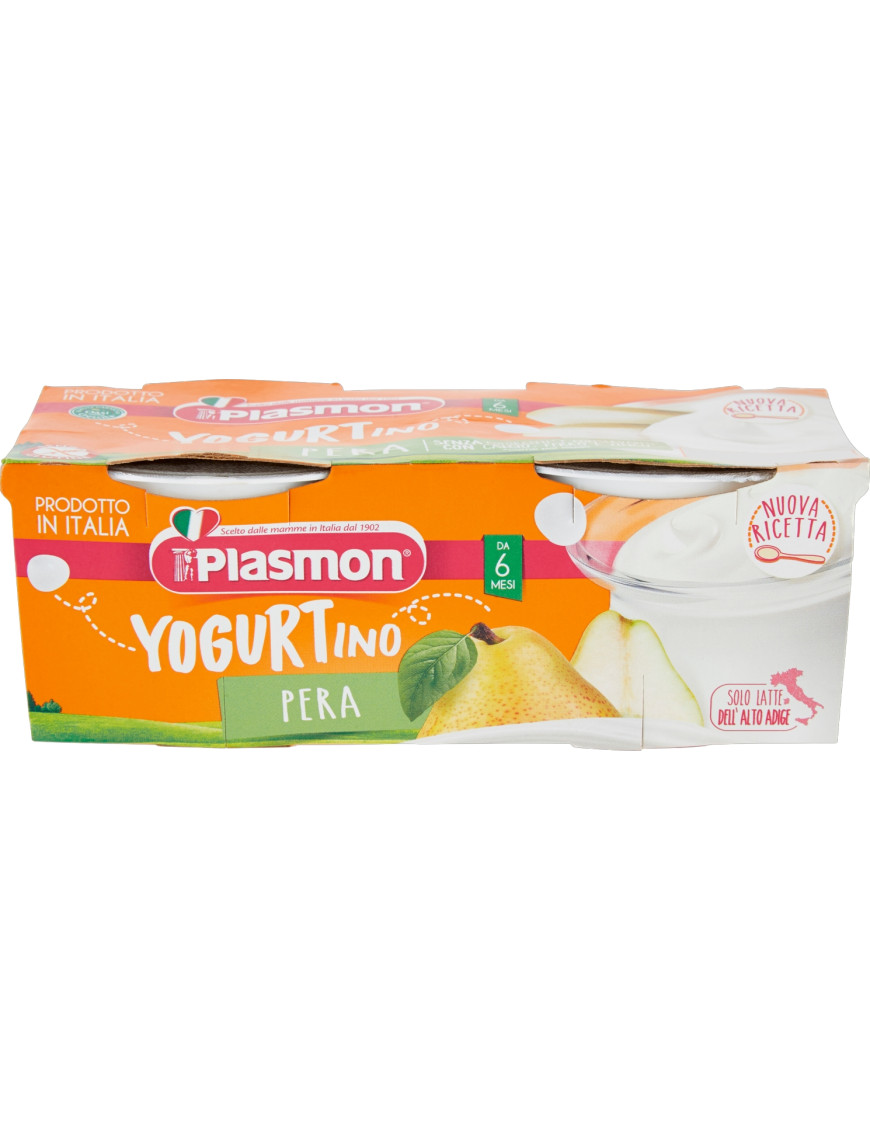 PLASMON YOGURTINO PERA G.100X2