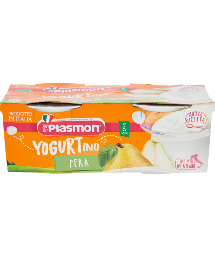 PLASMON YOGURTINO PERA G.100X2