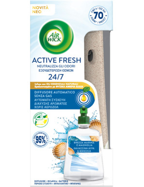 AIR WICK ACTIVE FRESH DIFFUSORE+RIC.BREZZA MARINA ML.228