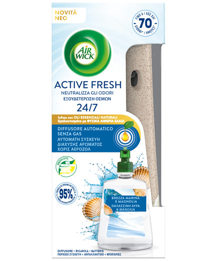 AIR WICK ACTIVE FRESH DIFFUSORE+RIC.BREZZA MARINA ML.228