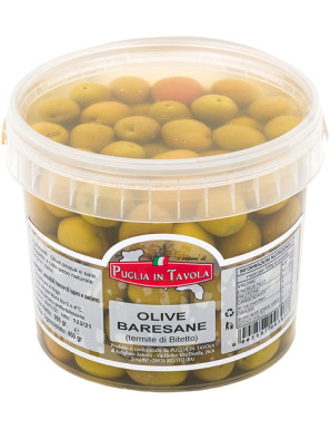 PUGLIA IN TAVOLA OLIVE BARESANE SALAM.KG 9,2 - KG 5 SGOCCIOL