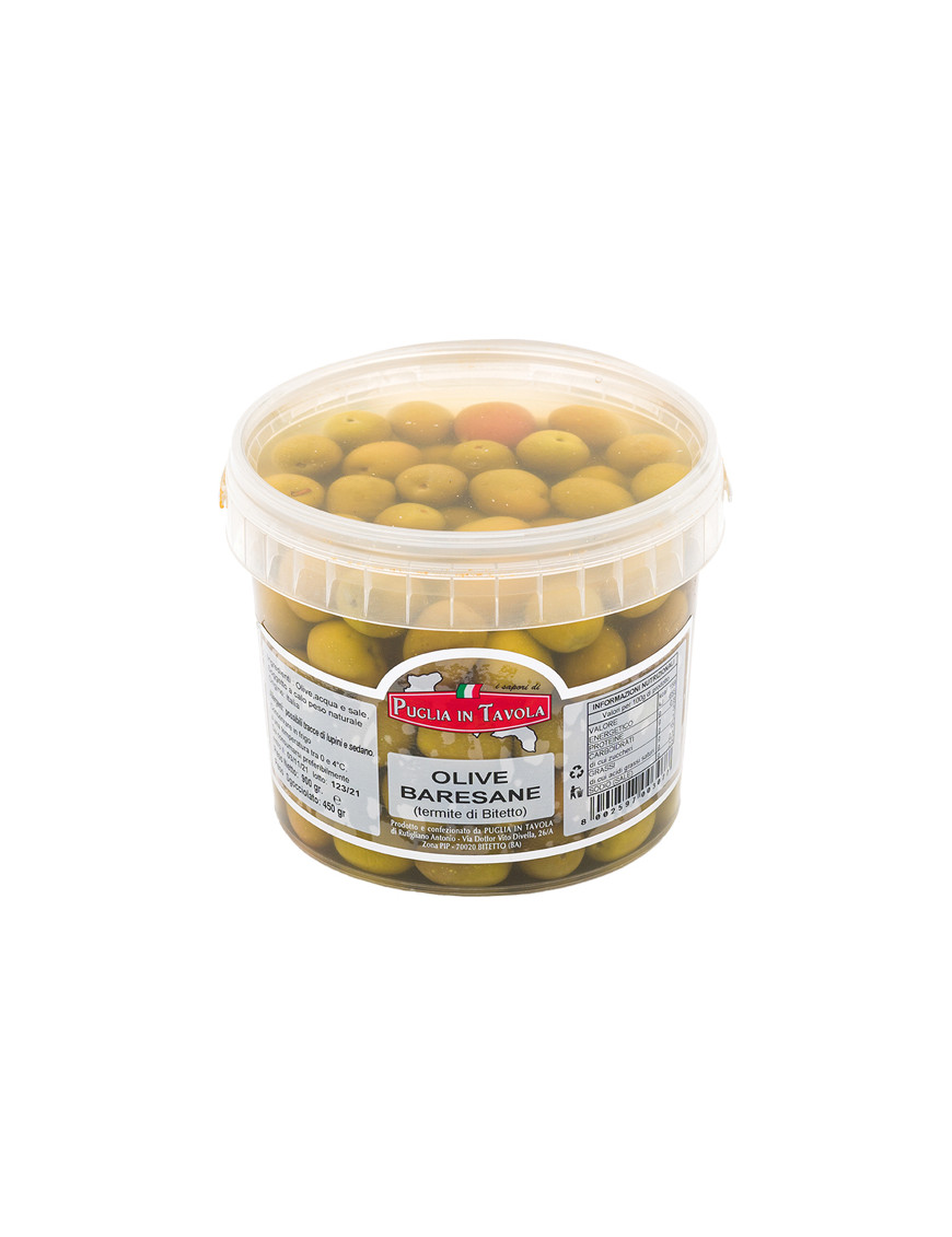 PUGLIA IN TAVOLA OLIVE BARESANE SALAM.KG 9,2 - KG 5 SGOCCIOL