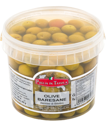 PUGLIA IN TAVOLA OLIVE BARESANE SALAM.KG 9,2 - KG 5 SGOCCIOL