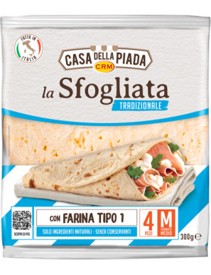 CASA DELLA PIADA LA SFOGLIATA PIADINA TRAD.G.300 (X4PZ.)