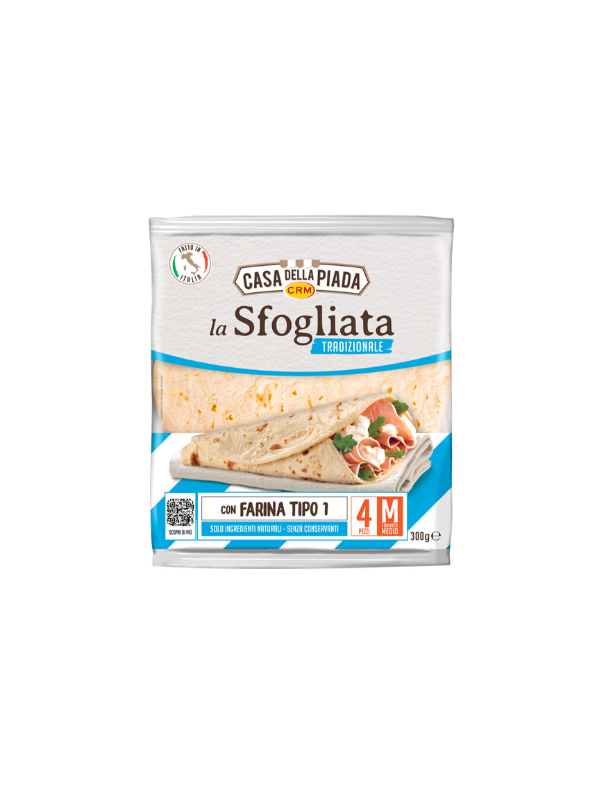 CASA DELLA PIADA LA SFOGLIATA PIADINA TRAD.G.300 (X4PZ.)