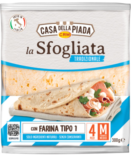 CASA DELLA PIADA LA SFOGLIATA PIADINA TRAD.G.300 (X4PZ.)