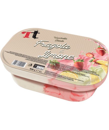 RT  GELATO VASCH. FRAGOLA &LIMONE  KG.1