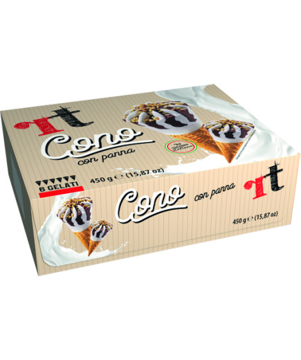 RT  CONO PANNA X 6 G.450