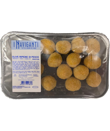 I NAVIGANTI OLIVE RIPIENE DIPESCE PREFRITTE G.250 -SURGE-