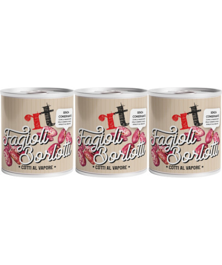RT  FAGIOLI BORLOTTI TRIS G.150X3