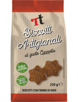 RT  BISCOTTI FARINA DI MAISC/CANNELLA S/G S/L G.250