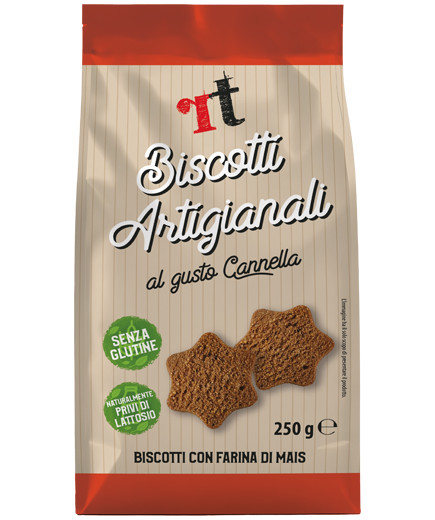 RT  BISCOTTI FARINA DI MAISC/CANNELLA S/G S/L G.250