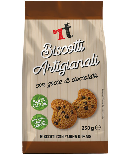 RT  BISCOTTI FARINA DI MAISC/GOCCE DI CIOCC.S/G S/L G.250