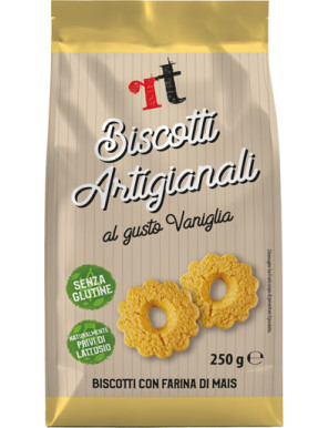 RT  BISCOTTI FARINA DI MAISALLA VANIGLIA S/G S/L G.250