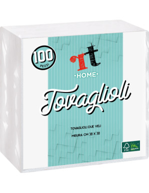 RT  HOME TOV. 38X38 2V. BIANCO X100PZ.